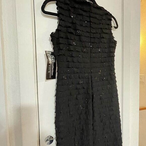 RB collection black sequin party dress - Picture 3 of 8